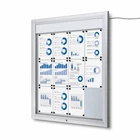 Zárható LED vitrin T profil - logózható Zárható LED vitrin T profil - logózható