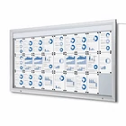 Zárható LED vitrin T profil - logózható Zárható LED vitrin T profil - logózható