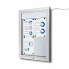 Zárható LED vitrin T profil - logózható Zárható LED vitrin T profil - logózható