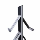 Prospektustartó totem 4 db fém prospektustartóval Prospektustartó totem 4 db fém prospektustartóval