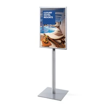 Info Pole Design Standard A1 – levágott sarkos pattintós keret, 25 mm