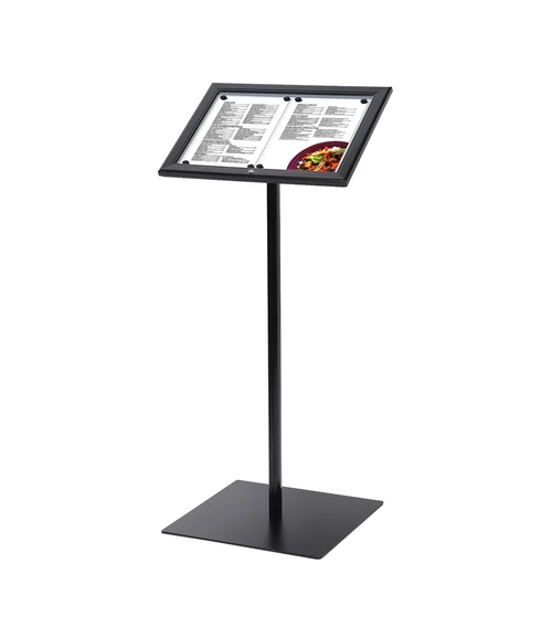 BLACKSTAND Világító Kültéri Menütartó Állvány